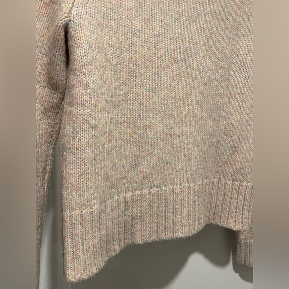 J Crew Sweater Pastel Multicolor Pullover Fuzzy Comfort Alpaca Wool Blend Small - Picture 5 of 10
